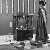 D'Dass Honey Finish Solid Sheesham Wooden Temple For Pooja
