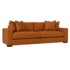 Lawson 2 Seater Sofa In Leatherette Brown Color
