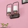Eliante Modern Wall Lights Mild Steel, Glass & Glass Material Brown,Gold & White Finish
