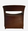 Gold Coast Wicker Chair In Brown Tone Finish
