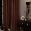 Stoa Paris Velvet Long Door Curtains, Premium Dim-Out Curtain for Pack of 1, Date Night - Caramel Caress
