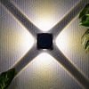 Vista Grey 4-Way Outdoor Led Wall Light