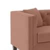 Windsor Premium 2 Seater Fabric Sofa in Mocha Mouse Velvet Colour