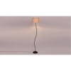 Deven Grey Cotton Shade Floor Lamp