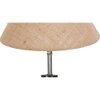 Sutton Beige Jute Table lamp with Wood & Iron Base