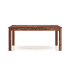 Arabia Xl Storage 6 Seater Dining Table In Teak Finish