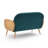 Holden Fabric Sofa (Teal Blue)