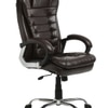 Ettorez Vanity Hb Premium Leatherette Chair In Brown Colour