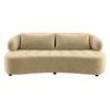 Henry Velvet 3 Seater Sofa Beige Color