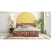 Brilliant Solid Wood Queen  Size Bed With Box Storage (Teak Finish)