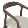 Zen Rectangular Solid Wood 6 Seater Dining Table With 6 Zen Solid Wood Dining Chair (Finish: Danish Walnut, Colour:  San Ripple)