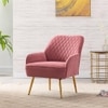 Ellie Accent Chair in Pink Colour