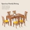 Brighton Xl 6 Seater Dining Table with Fabio Dining Chair Set