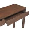 Indiana Scalloped Edge Solid Wood Console Table Modern Design