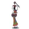 Desert Art Metal Handpainted Lady Figurine with Tealight Holder