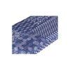 Cairo Solid Wood 2 Seater Bench In Indigo Patch Kantha Fabric
