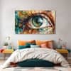 The Castle Decor Abstract Art Wall Painting Wooden Framed Digital Painting 27x48 Inch (Style 2)