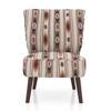Grace Accent Chair in Sunset Ikat Stripes Colour