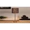 Black Jute with Metal Gold Table Lamp