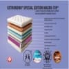 Repose Extrordino Special Edition Macro-Top Luxury Pocketed Spring with Copper infused Memory Foam Mattress (L x W: 75 inch x 48 inch, Thickness 6 Inches )
