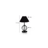 Alayah Black cotton Table lamp with Iron Base