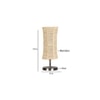 Damru Bamboo table lamp with Steel Base -40