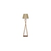Monica Beige Jute Floor Lamp with Beige Jute Base