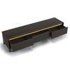 Taarkashi Solid Wood Free Standing TV Unit in American Walnut Finish