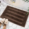Vada Brown Solid Natural Fiber 24x16 inches Anti-Skid Bath Mat