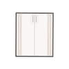 Nextstep 2 Door Floor Shoe Rack Black And White