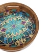Mandala Bloom Round Tray – Boho Chic Organizer -Small (1 Piece)