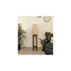 Sputnik Beige Jute Floor Lamp with Beige Jute Base