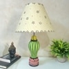 Gada Dotted Wooden Table Lamp in Multicolor