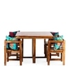 Kingston Sheesham Wood Accent 4 Seater Dining Table