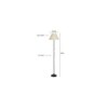 Poppy Off-White Cotton shade with Iron floor lamp