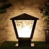 Eliante Chrome Iron Gate Light With B22 Holder In Chrome Colour