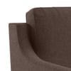 Abbey Sectional Sofa (Colour : Daschund Brown, Cushion : Soft, Seater : Left Aligned 3 Seater + Left Aligned Chaise)