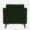 Reiti Velvet 1 Seater Sofa in Green Colour