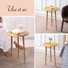 Cosmo Aluminium Side Table in Gold Colour