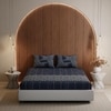 Stoa Paris King Size Bedsheet Bedsheet, Collection Navy