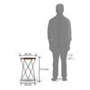 Dyson Solid Wood Side Table in Teak Finish