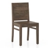 Atlas Solid Wood 4 Seater Storage Dining Table With 4 Atlas Wooden Seat Dining Chairs (Finish: Danish Walnut)