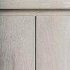 Glasgow Solid Mango Wood Sideboard with 4 Door in White Wash Finish
