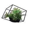 Artificial Succulent Indoor Plant With A Metal Stand