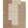 Jaipur Rugs Geometric Jute 5x7 Feet Peach And Mocha Dhurrie Carpet For Living Room And Home
