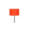 Ewan Orange Cotton Shade Floor Lamp