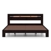 Amal Solid Wood Queen Size Bed In Mahogany Finish