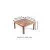 Sydney Sheesham Wood Coffee Table In Teak Finish