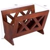Mika Solid Wood  Bookshelf in Honey Finish