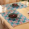 Gulshan Set Of 2 Placemats With Teal Colour